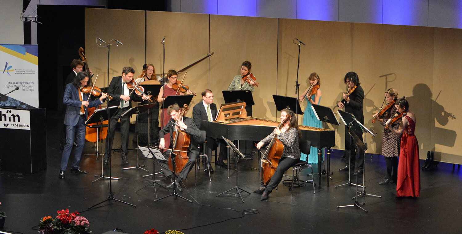 Barockorchester unter Leitung von Prof. Anton Steck | Foto: HfM Trossingen