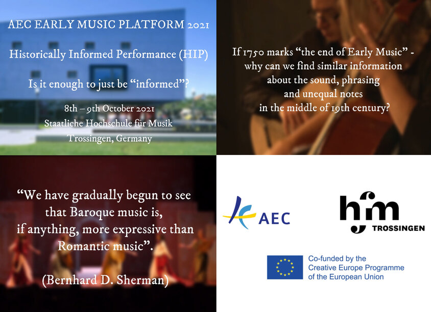 AEC Early Music Platform 8-9 October 2021